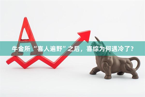 牛金所 “喜人遍野”之后，喜综为何遇冷了？